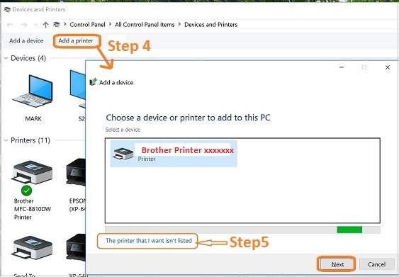 instal brother printer wireless