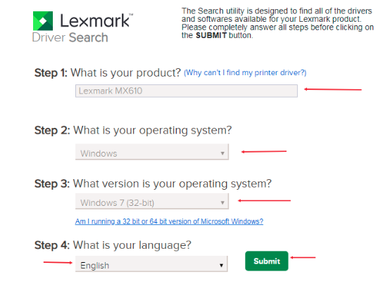 lexmark s315 wireless setup utility download
