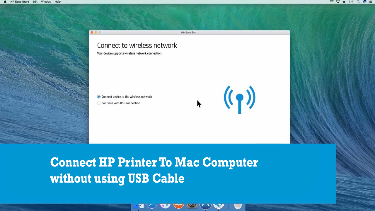 hp printer software install for mac