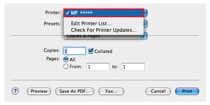 change color settings on printer for mac