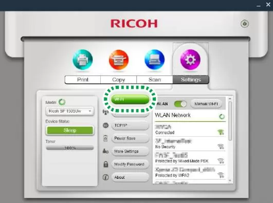 Ricoh Network & Wireless Cards Driver