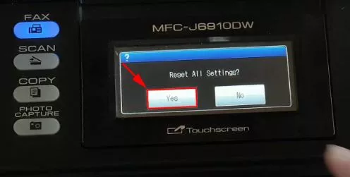 how to reset brother printer admin password